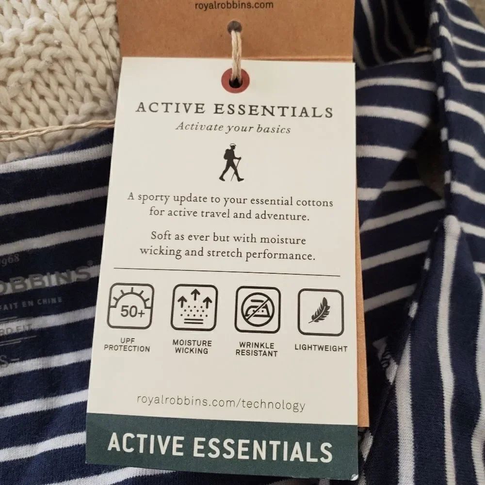 Royal Robbins Active Essentials Striped Dress - Picture 6 of 8